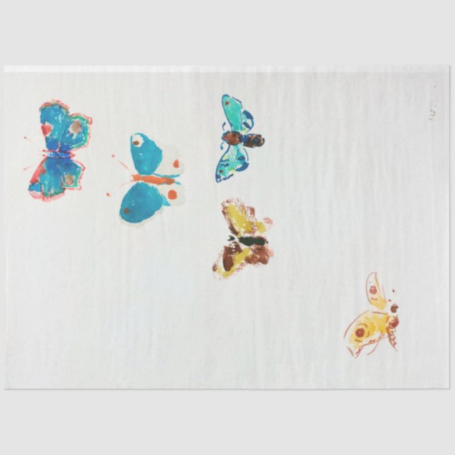 Papier Mousseline Five Butterflies (Recto)