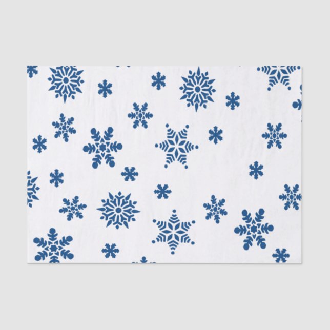 Papier Mousseline Flèches bleues (Recto)
