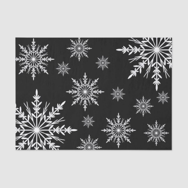 Papier Mousseline Flèches noires et blanches (Recto)