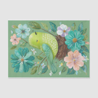 Papier Mousseline Fleur