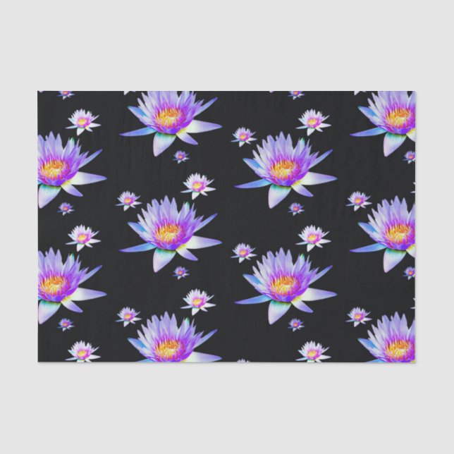 Papier Mousseline Fleur de Lotus (Recto)