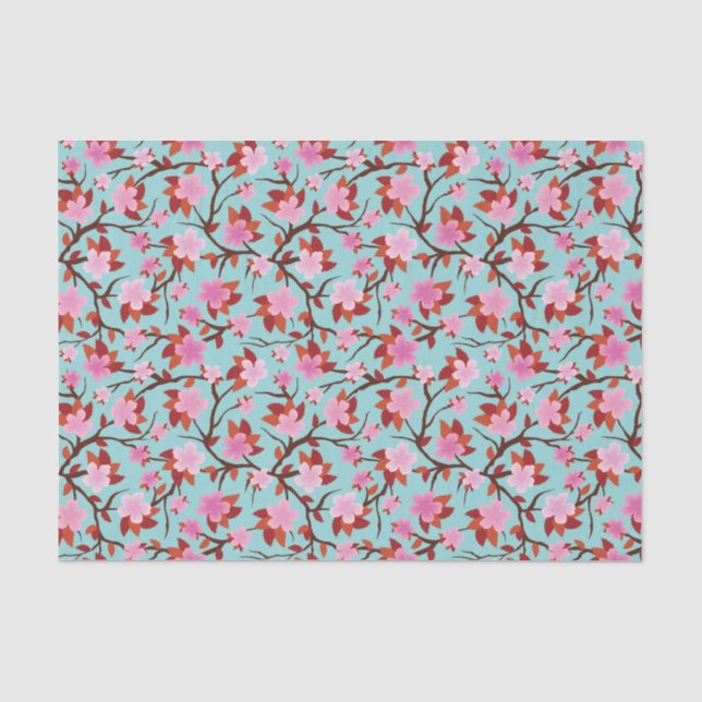 Papier Mousseline Fleur de Sakura (Recto)