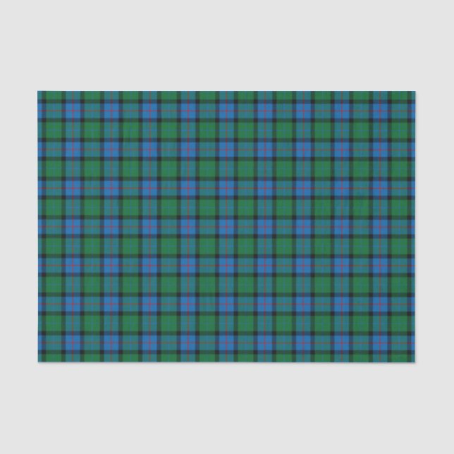 Papier Mousseline Fleur de tartan de ressortissant de l'Ecosse (Recto)