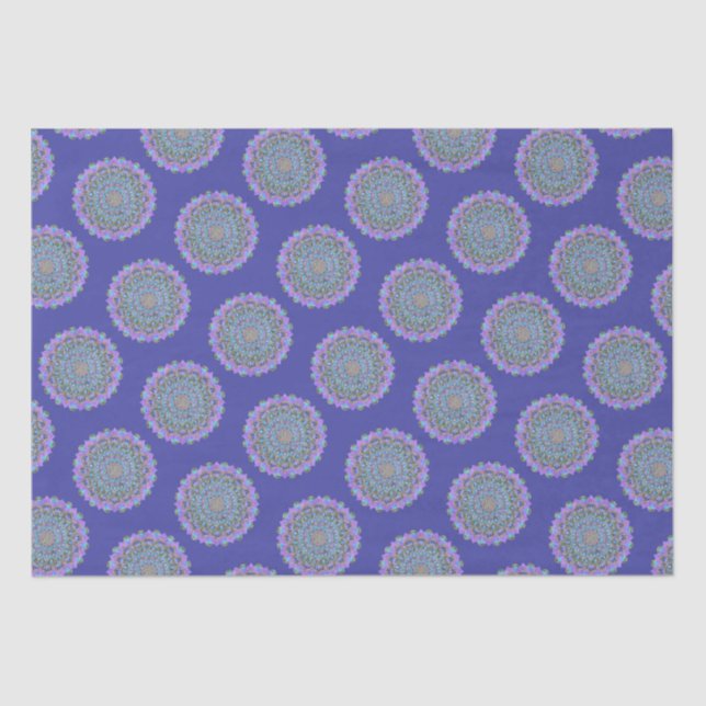 Papier Mousseline Fleur De Vie - Mandala India Style 2 (Recto)