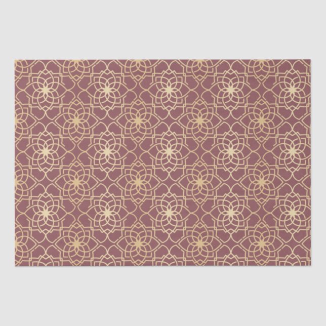 Papier Mousseline Fleur de vie Motif (Recto)