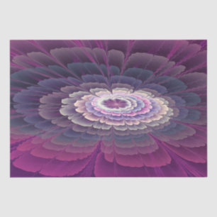Papier Mousseline Fleur frappante Coloré Art fractal abstrait