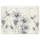 Fleur sauvage de script français Dragonfly Decoupa