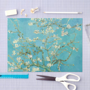 Papier Mousseline Fleurs d'amandes   Vincent van Gogh