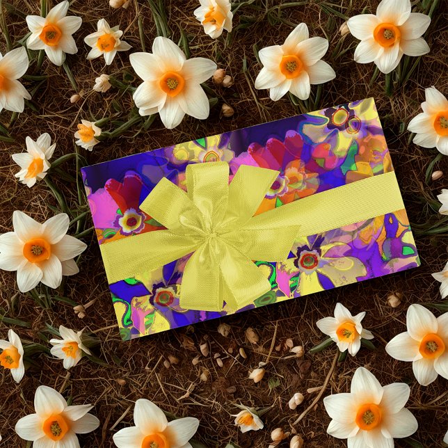 Papier Mousseline Fleurs d'art pop (Créateur téléchargé)