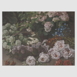Papier Mousseline Fleurs de printemps - Claude Monet