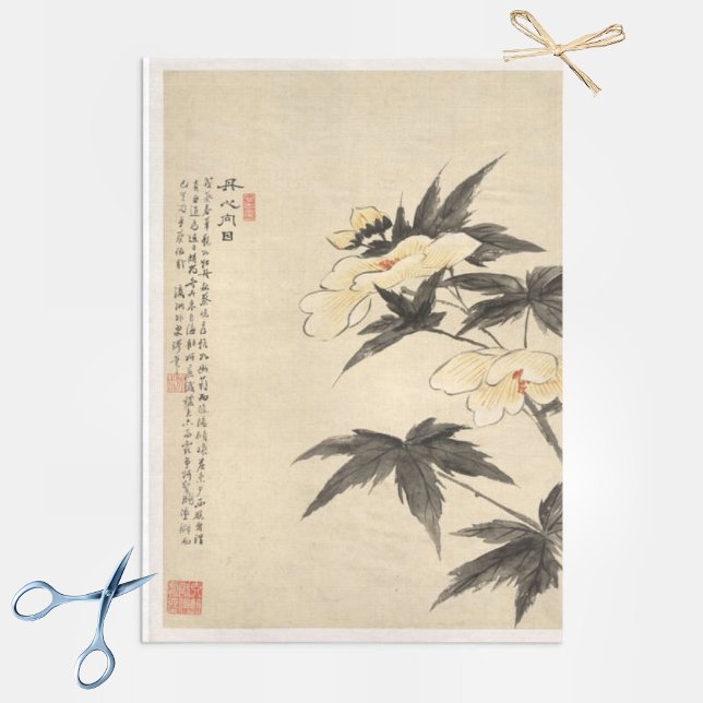 Papier Mousseline Fleurs Pl. 08 par Liang Yuwei (Créateur téléchargé)