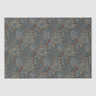 Papier Mousseline Fleurs vintages William Morris Golden Lily