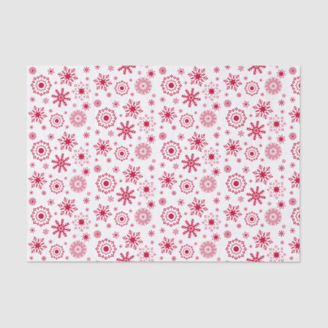 Papier Mousseline Flocon de neige Ornement Noël Fête Tissu Papier (Recto)