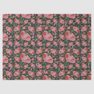 Papier Mousseline Floral Abstract Art Design – Modern Colorful Patte