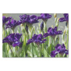 Floral d'Irises violettes profondes
