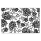 Floral noir et blanc élégant