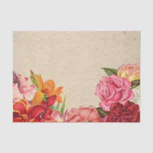 Papier Mousseline Floral Valentine's Day Roses & autres fleurs