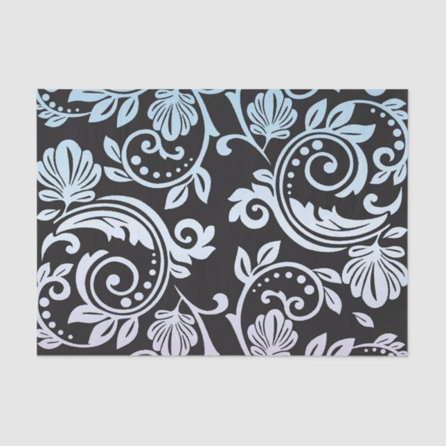 Papier Mousseline Floral vintage (Recto)