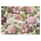 Floral Vintage Pony rose Hydrangea Découpage