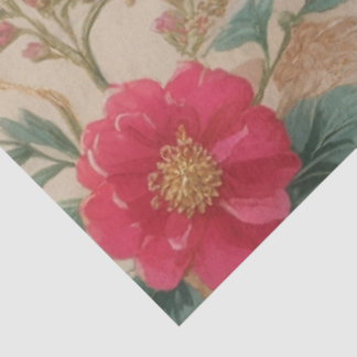 Papier Mousseline Flore complexe