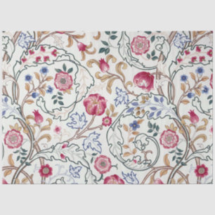Papier Mousseline Flore, motifs floraux, William Morris