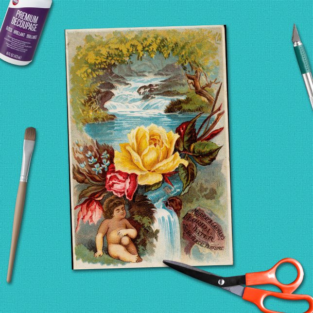 Papier Mousseline Floride Water Victorian Ad Trade Card (Créateur téléchargé)