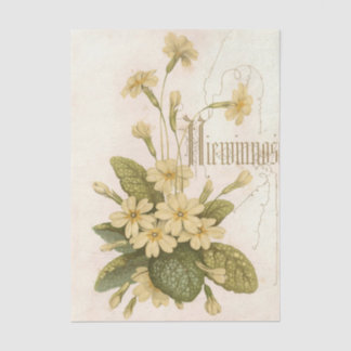 Papier Mousseline Flowers and Poems Pl. 2 by Maksymilian Fajans 