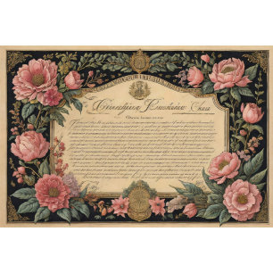 Papier Mousseline Flowers poems & postcard decoupage tissue paper