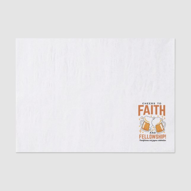 Papier Mousseline Foi et bourse - Oktoberfest Tee (Recto)