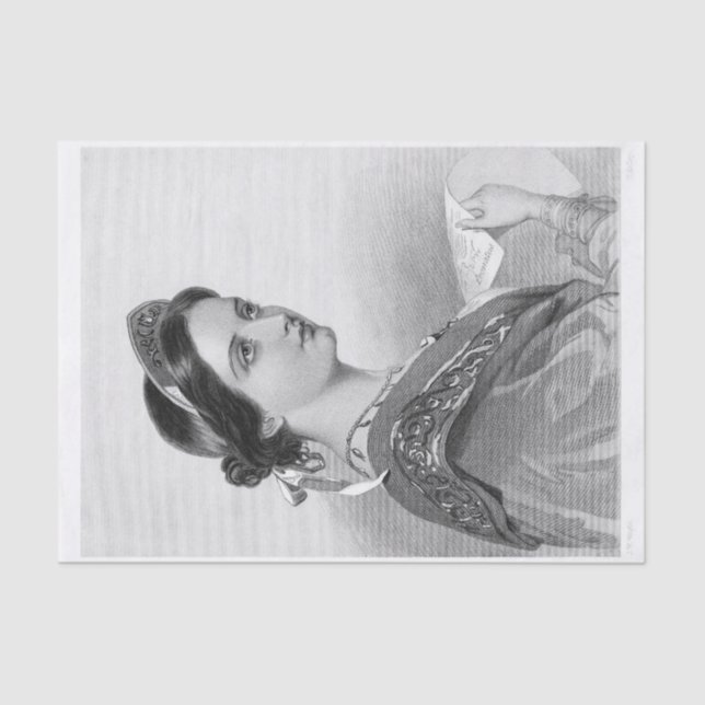 Papier Mousseline Foire à la dame (Recto)