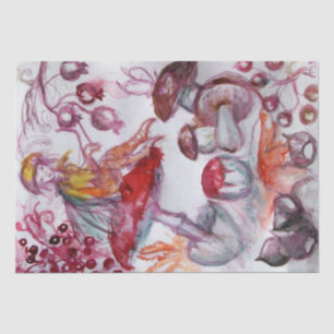 Papier Mousseline FOLLET MAGIQUE DE CHAMPIGNONS Imaginaire Floral Ro