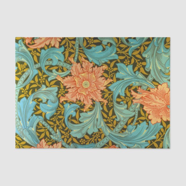 Papier Mousseline Fond d'écran, Single Stem de William Morris (Recto)