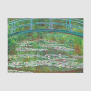 Papier Mousseline Footbridge japonaise, 1899 par Claude Monet
