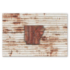 Forme de l'Arkansas rouille rouge