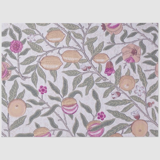 Papier Mousseline Four Fruit, William Morris (Recto)