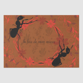 Papier Mousseline fourmi, affirmation positive, expression inspirant