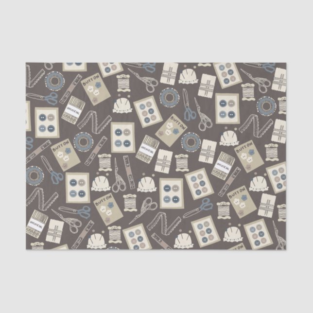 Papier Mousseline Fournitures de couture Papier Tissu (Recto)