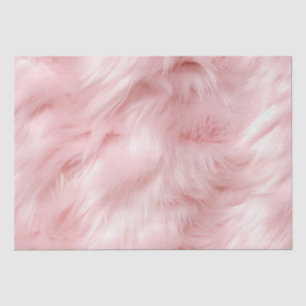 Papier Mousseline Fourrure d'animal rose
