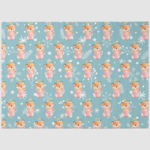 Papier Mousseline Fox Holidays Personnaliser