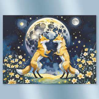 Papier Mousseline Foxtrot par Moonlight