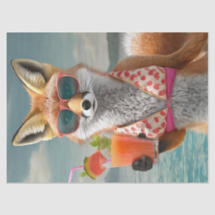 Papier Mousseline Foxy Felicia, Boisson de fruits sur Vaca