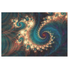Fractale Turquoise Imaginaire spirale Abstraite 26