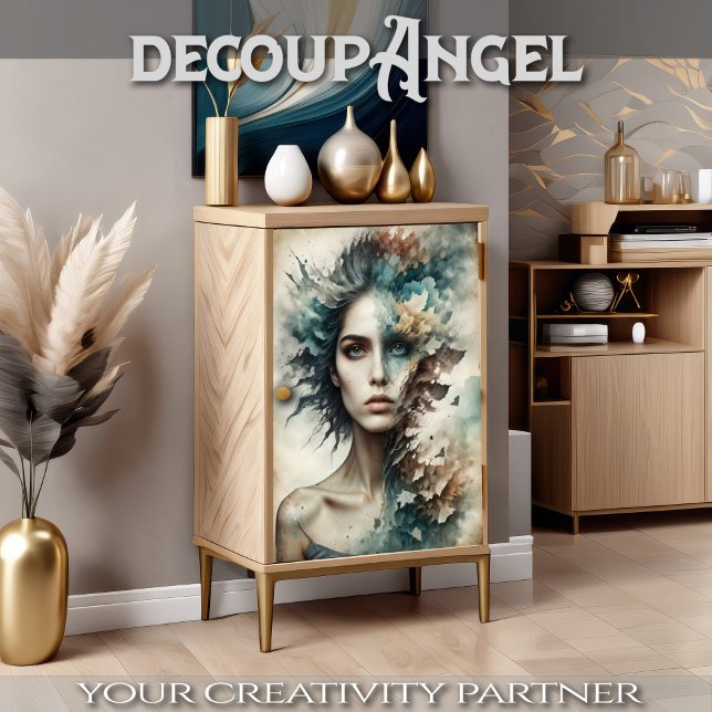 Papier Mousseline Fragments des éléments -Découpage- (Créateur téléchargé)