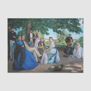 Papier Mousseline Frédéric Bazille - La Réunion Familiale