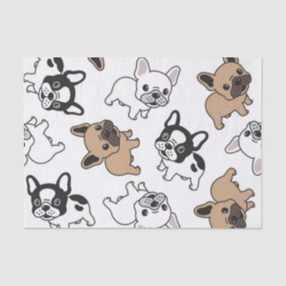 Papier Mousseline French Bulldog, Accessoires Français