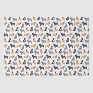Papier Mousseline French Bulldog - Choisissez votre couleur !