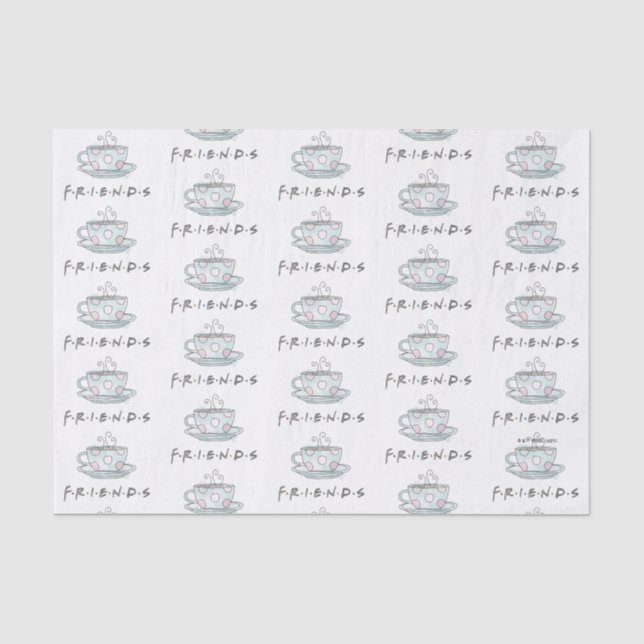 Papier Mousseline FRIENDS™ | Aquarelle de café (Recto)