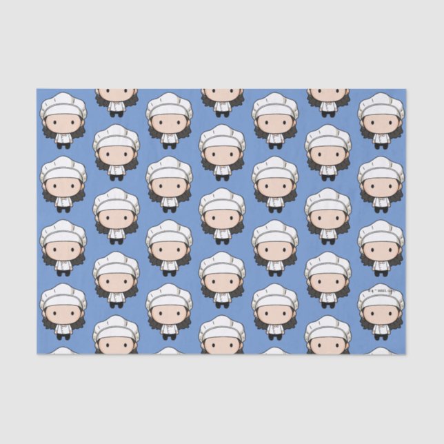 Papier Mousseline FRIENDS™ | Monica Chibi (Recto)