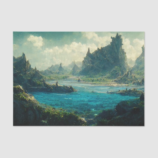 Papier Mousseline Frontière 1 (Recto)