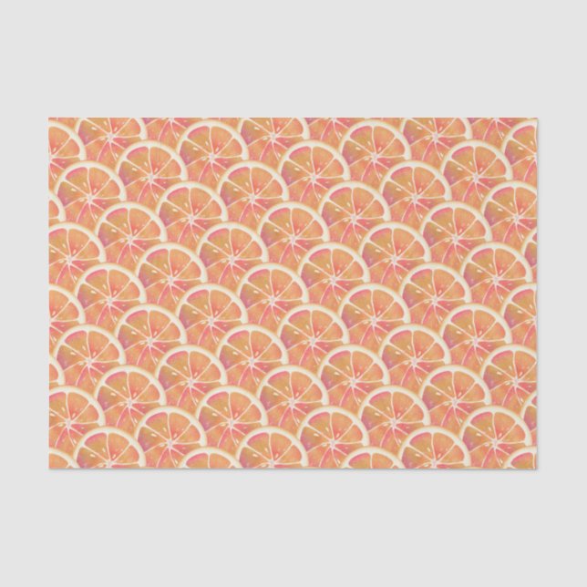 Papier Mousseline Fruit d'agrumes de pamplemousse (Recto)